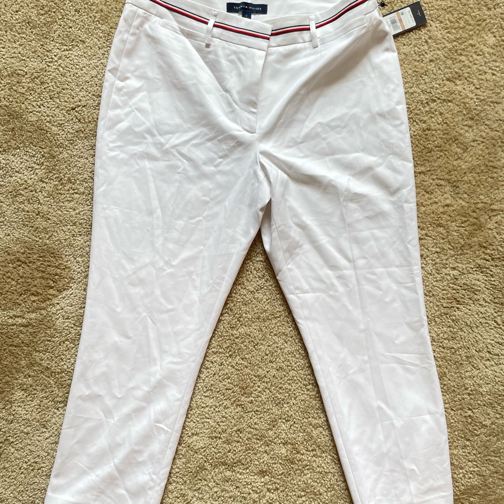 White Tommy Hilfiger pants- never worn